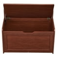 thumbnail image 2 of Large Wooden Toy Storage Chest for Kids & Toddlers, 32.68" x 17.91" x 24.02" Flip-Top Lid Toy Box with Safety Hinge, Kids Storage Bench for Playroom, Bedroom, Living Room, Entryway, Cherry Finish, 2 of 7