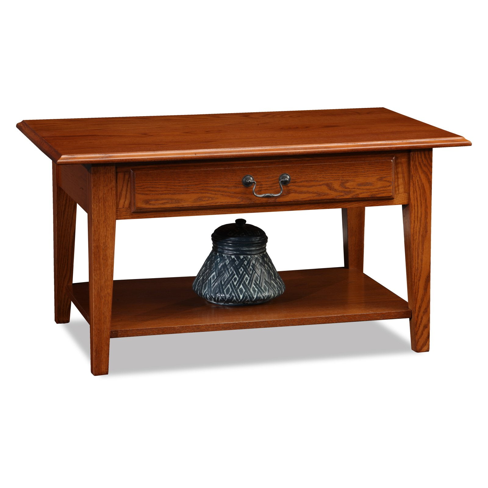 Leick Home Shaker Style Wood Drawer, Extra Large End Table With Storage