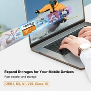 KOOTION 5 Pack 128 GB Micro SD Card U3 TF Card MicroSD Card High Speed Full HD 4K Memory Card for Phone Table Camera
