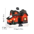 thumbnail image 2 of Christmas Village Led Lighted House Decor Indoor Room Collectible Building Medium Size Ornament Gift For Holiday Decoration, 2 of 5