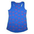 thumbnail image 4 of Superman Junior Women's Logo All Over Racerback Tank Top (Small), 4 of 4