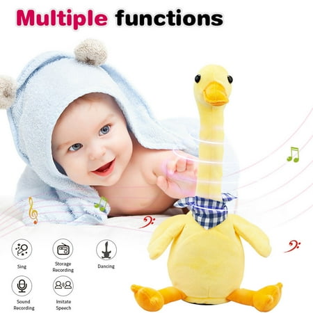 

Njoeus Duckling Toy Can Song Cute And Learn To Speak Colorful Lights Colorful Lights Toy Clearance