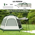 thumbnail image 3 of SUNOYAR 4-6 Person Tent for Camping, Camping Tent with Carry Bag, Instant Tent for Outdoor/Hiking/Traveling, 3 of 8