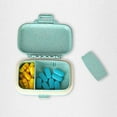 thumbnail image 3 of Ludlz Pill Box - Compact 3/6 Compartment Medicine Case, Pill Box for Pocket or Purse Pill Box Moisture-proof PP Medicine Storage Case for Household, 3 of 8
