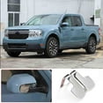 thumbnail image 6 of L-Shaped Exterior Mirror Trim Decal compatible with 2022 Ford Maverick ，ABS， Side Exterior Mirror Protective Frame Cover, 6 of 8