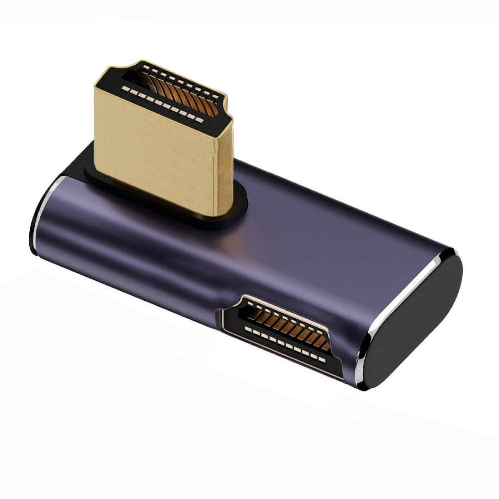 NFHK Standard HDMI 1.4 Male Type-A To HDMI Female Port Savers 360 Degree Down