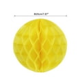 thumbnail image 2 of Uxcell Paper Pom-Poms Flower Balls 8 Inch Paper Tissue Flower Balls for Party Flower Wedding Decoration Pack of 6,Yellow, 2 of 6