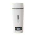 thumbnail image 3 of DOLITY Bouilloire Portable 350 ml Arrêt Automatique Isolée 4 Températures Réglables Eau Chaude Blanc, 3 of 9