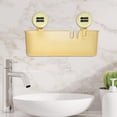 thumbnail image 1 of Carrito de ducha con ventosa, estante flotante para ducha, estante de almacenamiento de baño con ventosa fuerte extraíble, organizador de ducha para 28cm BLESIY carrito de ducha con succión, 1 of 8