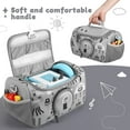 thumbnail image 5 of Carrying Case for Toniebox Starter Set Storage Carrier Bag for Toniesbox Audio Player Carrying Box for Kids Toniebox Accessories Travel Carrying Bag for Toniebox Gray, 5 of 7