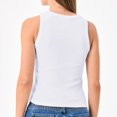 thumbnail image 4 of SHITINN Cropped Shirts for Girls 9-10 Lace Trim Camisole Pack Women's Neck Sleeveless Knit Ribbed Fitted Casual Crop Tank Top, 4 of 6
