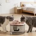 thumbnail image 4 of Cat Water Fountain, Automatic Pet Water Dispenser, Circulating Filter Water Feeder, Ultra Quiet Power Saving USB Water Bowl, Multi-Stage Filtration Fresh Water Fountain for Indoor Cats Small Pets, 4 of 5