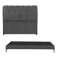 thumbnail image 1 of Box Base Cama Slim King Size+Cabecera Nube Gris, 1 of 7