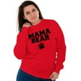 thumbnail image 4 of Mama Bear Paw Print Cute Mothers Day Women Crewneck Sweatshirt Brisco Brands L, 4 of 6
