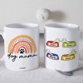 thumbnail image 2 of Personalized Mugs For Best Dog Mom Ever Mother's Day Birthday Thanksgiving Christmas Presents for Pet Dogs Lovers Fur Mama from Daughter Son 11 Oz 15 Oz Ceramic Coffee Mug (4 Bowls), 2 of 7