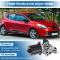 thumbnail image 2 of Repuesto de motor de limpiaparabrisas delantero Unique Bargains No.288100678R para Renault Clio Mk4 2013-2020 1.5 dCi 90, Motor de limpiaparabrisas delantero Reemplazo No.288603753R/163339080, 2 of 7