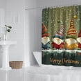 thumbnail image 2 of Winter Funny Bath Curtain Snowflake Christmas Rustic Farmhouse Shower Curtains Hotel Luxury Style Bathroom Curtains for Dorm Bathroom Decor Christmas, 2 of 5