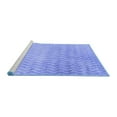 thumbnail image 2 of Ahgly Company Machine Washable Indoor Rectangle Oriental Blue Industrial Area Rugs, 5' x 8', 2 of 4