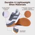 thumbnail image 4 of Artlea Wide Toe Box Womens Walking Shoes with Arch Support Platform Sneakers for Plantar Fasciitis Athletic Fashion Tennis Shoes, US Size 10, 4 of 6