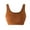 Brown A, variant on OVAFBAU Sports Bras for Women High Support Removable Wireless Sports Bra Shockproof Yoga Gym Underwears