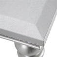 thumbnail image 6 of Michael Amini Melrose Plaza Rectangular Vinyl Dining Table in Dove Gray, 6 of 11