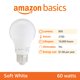 thumbnail image 2 of Bombillas LED Amazon Basics A19 de 9 W (equivalente a 60 W), paquete de 6, 2 of 7