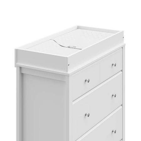 Storkcraft Horizon 3 Drawer Changing Table Dresser, White