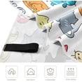 thumbnail image 2 of Color Cartoon Cat Beach Towel - Super Absorbent Oversized Travel Towels - Lightweight Compact Quick Dry Towel for Swimming Camping Holiday （180） Wash cloth, 2 of 7