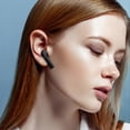 thumbnail image 4 of Auriculares Bluetooth Estéreo Compactos Negros con Estuche de Carga Inalámbrica, Verdaderos Inalámbricos TWS, 4 of 8
