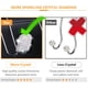 thumbnail image 4 of Juego de 4 ganchos para reposacabezas de coche, ganchos de metal para asientos traseros de coche, bolsas de almacenamiento para respaldos de asientos de coche, bolsos, ropa, paraguas, etc., 4 of 5