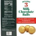 thumbnail image 2 of Hot Chocolate Melting Balls, Cocoa Powder and Mini Marshmallows Inside, Christmas Candy Gift, 3 Melts Inside, Pack of 2, 2 of 7