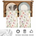 thumbnail image 5 of Pink Spring Floral Kitchen Towels Set of 1, Flowers Elegant Pastoral Botanical Absorbent Dish Towels for Kitchen, Microfiber Hand Towel, Quick Drying Tea Towel for Cleaning Decorative Dishcloths, 5 of 7