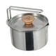 thumbnail image 2 of Hervidor de agua para exteriores, olla para acampar, mango cómodo, utensilios de cocina, tetera, cafetera, acero inoxidable, para viajes, mochileros,, 2 of 8