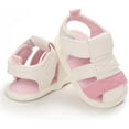 thumbnail image 5 of Isbasic Infant Baby Boys Girls Summer Beach Sandals Breathable Athletic Anti-slip Soft Sole Newborn First Walker Crib Shoes, 5 of 6
