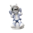 thumbnail image 3 of Figura de astronauta, estatua moderna, creativa, resistente al desgaste, adorno de mesa para B, 3 of 9