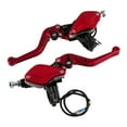 thumbnail image 1 of Bomba de Freno hidráulica doble Flameer 22mm Universal 50300cc rojo Cola Freno hidráulico de motocicleta, 1 of 8