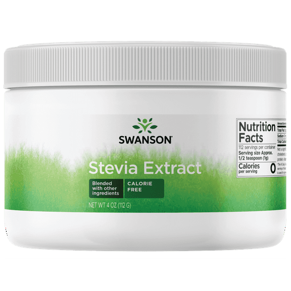 Swanson Stevia Extract Powder 4 oz Powder