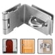 thumbnail image 3 of Cerradura de puerta de garaje, pestillo de cerrojo de cobertizo, cerradura de puerta de seguridad de puerta en ángulo de 4 pulgadas, 3 of 5