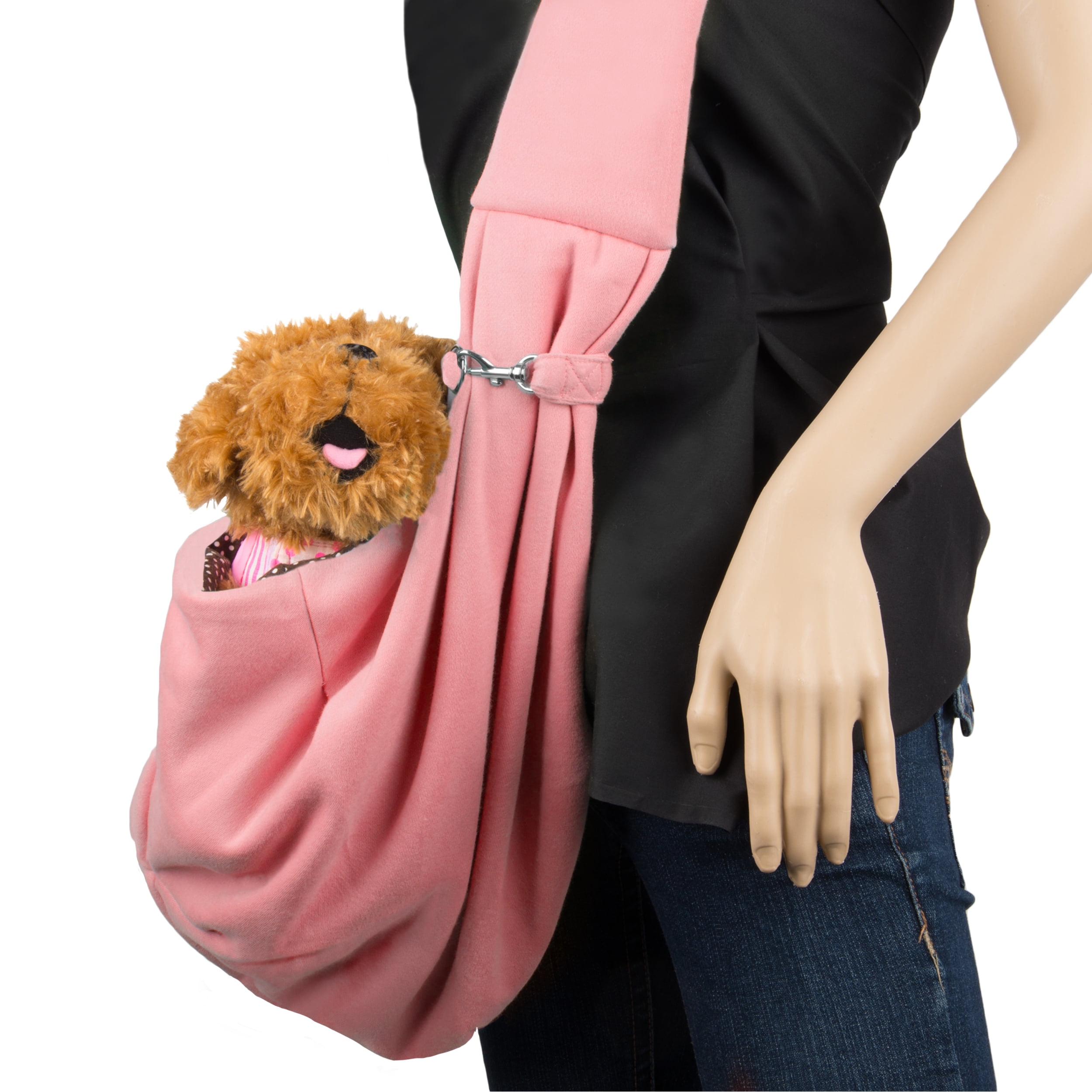 CUECUEPET Crossbody Pet Carrier Sling Bag for holding Small Dogs / Cats
