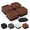 Brown 4 Pack-One Layers 1.5 Inch, variant on Bedniture Risers 3 Inch Heavy Duty 4000 Lbs 4 Pack Black