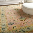 thumbnail image 3 of Surya Hillcrest HIL-9044 96 x 132" Rectangle Wool Rug in Dusty Pink/Seafoam, 3 of 5