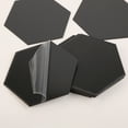 thumbnail image 2 of 12PCS Acrylic Mirror Wall Stickers Self Adhesive Removable Hexagonal Decorative Mirror Sheet For Home Living Room Bedroom Decor Black 80x70x40CM, 2 of 2