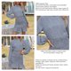 thumbnail image 5 of Vestido Floral Con Cuello Simulado, Dobladillo Esponjoso De Moda, Botón Trasero De Fibra De Poliéster, Elegante Vestido Floral De Manga Larga Que Combina Con Todo Para Clubes, ANGGREK  Otros, 5 of 6