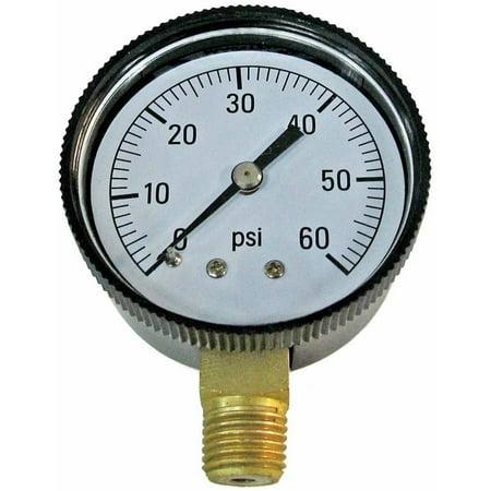 Happy Bottom Pool - Poolmaster Pressure Gauge, Bottom Mount
