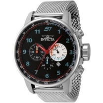 Invicta 44947 Men's S1 Rally Chrono Black Dial Mesh Bracelet Watch