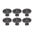thumbnail image 4 of Tiradores De Cajón De Flores, Fácil De Instalar, Perillas De Gabinete De Rosas Antiguas De Aleación De Zinc 10 Uds Para Armarios ANGGREK Otros, 4 of 8