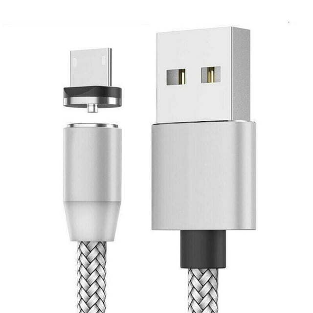 fastboy Indicateur Led Câble de Charge Rond à 360 Degrés Cordon Tressé en Nylon Universel avec Connecteur Type-c