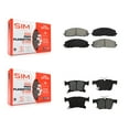 thumbnail image 1 of SIM Front Rear Semi-Metallic Brake Pads Kit for Car Chrysler Pacifica Grand Caravan Voyager KSM-100509, 1 of 8