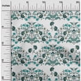 thumbnail image 1 of oneOone Georgette Viscose Fabric Leaves & Floral Block Print Fabric By Yard 42 Inch Wide, 1 of 4