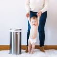 thumbnail image 3 of UBBI Deluxe Edition Metallic Stainless Diaper Pail - Chrome, 3 of 8